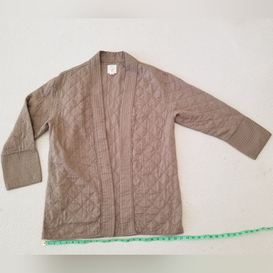 Pre-Owned Billabong Women's "Piece Out" Lt. Weight Quilted Jacket. Size L No Tie